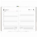 Ежедневник А5 ПРИНТ датированный, белый блок Фото 2