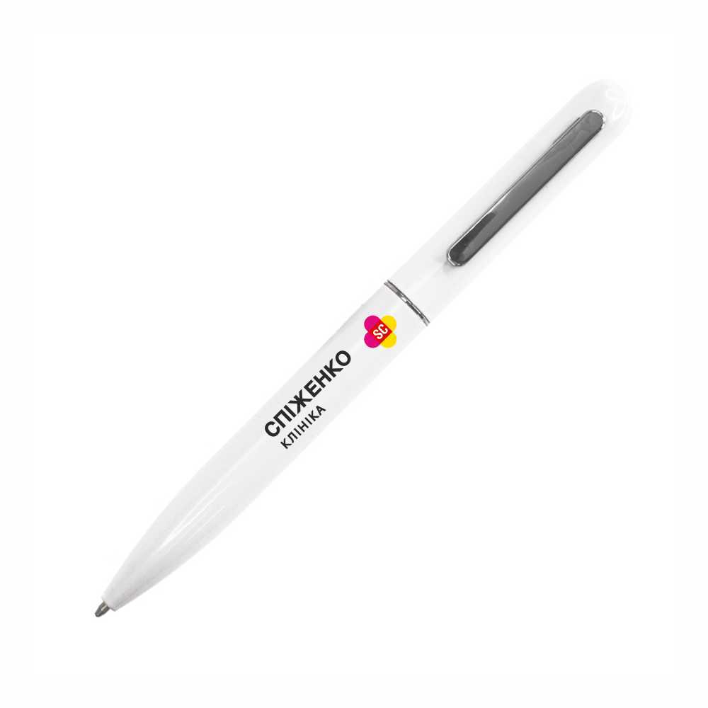 Глянцевая металлическая ручка с логотипом Bosso