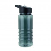 Бутылка с логотипом для воды, носик- трубочка, 550 мл