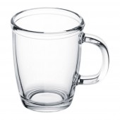 Чашка стеклянная с логотипом