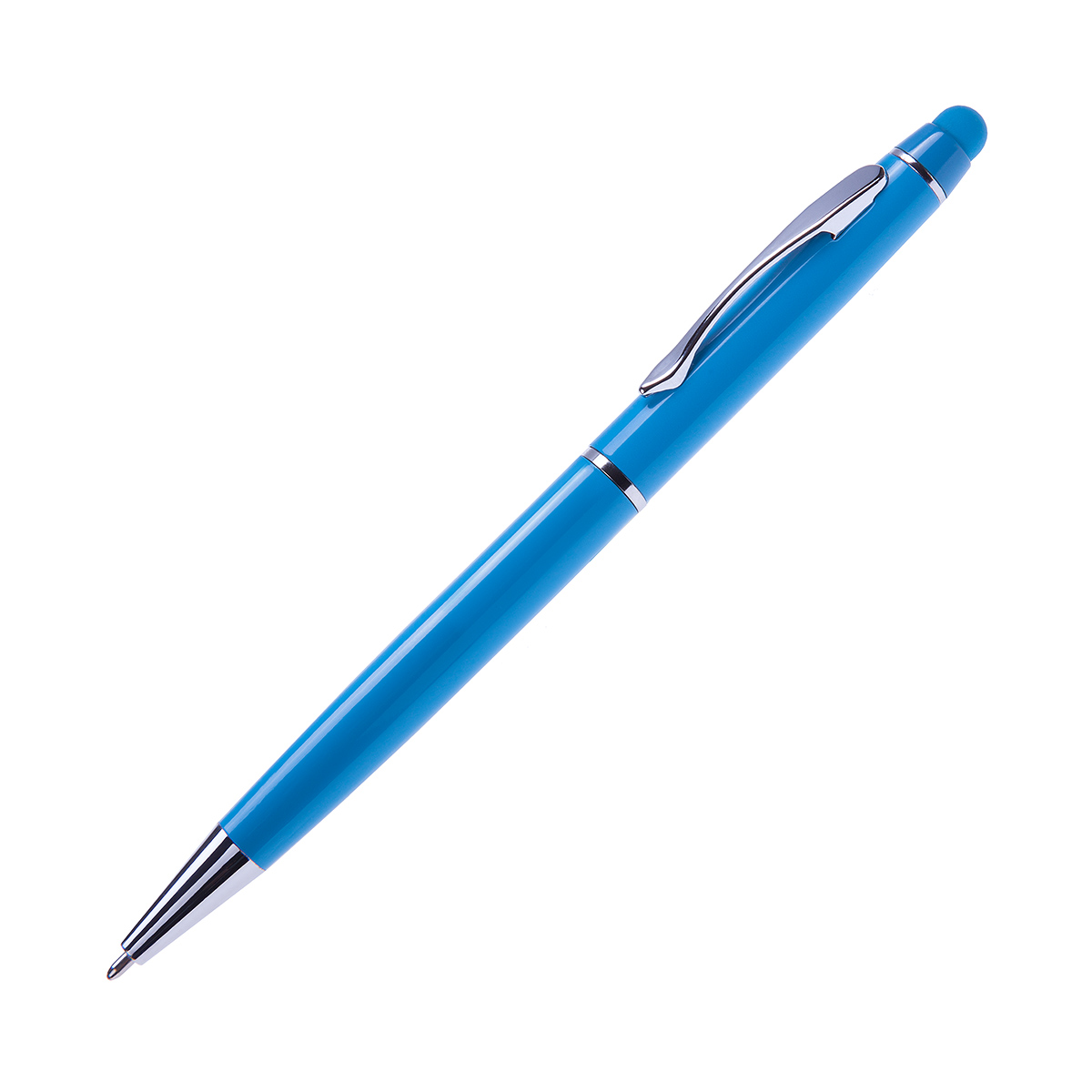 Ручка-стилус металлическая Osaka с логотипом