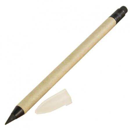 Олівець паперовий вічний простий з гумкою Paperyx 160х8 мм з лого