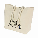 Сумка хлопковая IBIZA с канатными ручками 65 см 55x39x15 см с лого