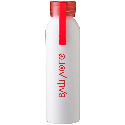 Пляшка для води Ariana матова з переробленого алюмінію з лого 650 мл