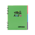 Блокнот в клетку В5, пластиковая обложка 120 л с логотипом Фото