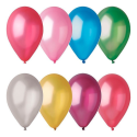 Повітряна кулька латексна Gemar 10" металік для друку логотипу Фото 2
