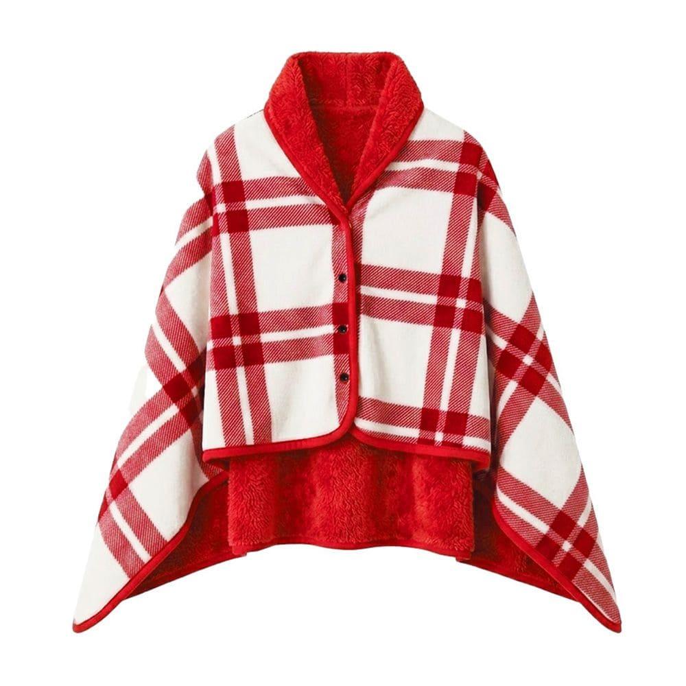 Плед-пончо флісовий Poncho L 100х140 см з вашим лого