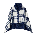 Плед-пончо флісовий Poncho L 100х140 см з вашим лого Фото 2