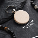 Брелок деревянный круглый из лого 40 мм Фото 6