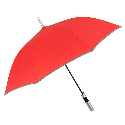 Зонт-трость автомат Reflecting антиветер с светоотражателем с логотипом