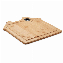 Дошка бамбукова обробна RUMAT 28x27x1 см з вашим логотипом