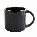 Керамічне горнятко з оздобленим обідком OLYMPIA 350 мл під Ваше лого