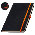 Записна книжка А5 з можливістю кольорового гравіювання та логотипом