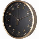 Годинник настінний металевий Optima RICH з логотипом 25.2 см Фото 4