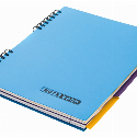 Блокнот в клетку В5, пластиковая обложка 120 л с логотипом Фото 6