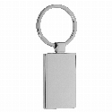 Брелок прямокутний, металевий для ключів Block з логотипом Фото 3