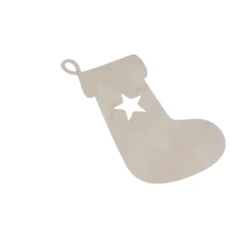 Дерев'яна новорічна заготовка із фанери для логотипу 9см