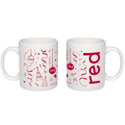 Чашка белая с логотипом (цена с нанесением)