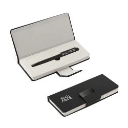 Ручка металлическая в футляре Dunhille с лого компании