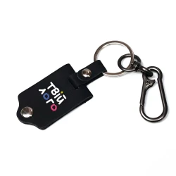 Брелок кожаный Stalker с логотипом