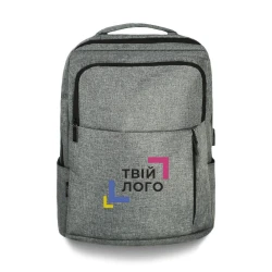 Рюкзак для подорожей Sleek 41х29х12 см з друком лого