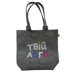 Сумка Saga из переработанного материала 40х40х10 см с лого