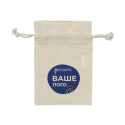 Мешочек для упаковки из хлопка Bento S 14х22 см с логотипом