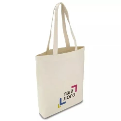 Эко-сумка из хлопка 35х38х7 см с Вашим лого