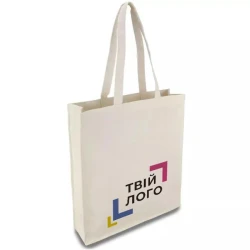 Эко-сумка из канваса 35х10х42 см с логотипом