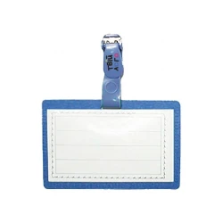 Бейдж горизонтальный, пластиковый для вашего логотипа