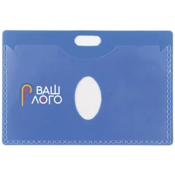 Бейдж горизонтальный на твердой основе для нанесения вашего логотипа