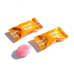 Льодяник Juice 62х30х9 мм з логотипом 6.5 г