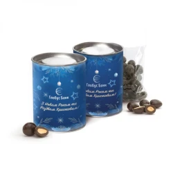 Коробка цукерок Драже з логотипом 150 г Тубус