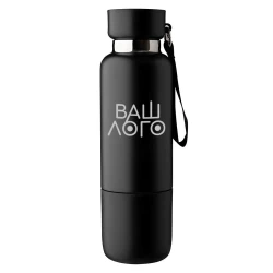 Термобутылка из нержавеющей стали Viano с печатью лого 500 мл