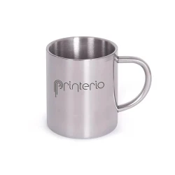 Металлическая кружка с логотипом