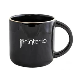 Керамическая чашка с ободком OLYMPIA 350 мл для Вашего лого