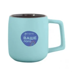 Чашка керамическая AVA матовая с Логотипом 420 мл