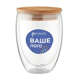 Стакан з подвійними стінками TIRANA MEDIUM під Ваш логотип