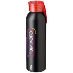 Пляшка для води Katrin з переробленого алюмінію з Вашим лого 650 мл