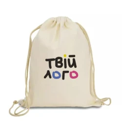Эко-рюкзак из саржи 35х45 см для нанесения логотипа