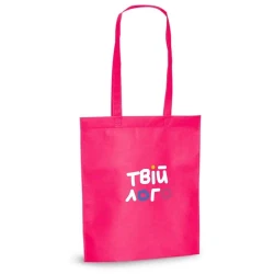 ЭКО-СУМКА  с логотипом на  длинных ручках