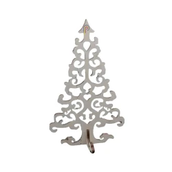 Деревянная новогодняя заготовка Ёлка с логотипом Фанера 10х16см