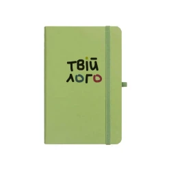 Деловая записная книжка Flash в линию, А5 в балакроне с логотипом