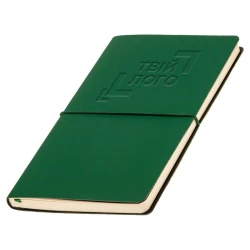 Записная книга 'Горизонт' А5 гибкая Mem'O с логотипом