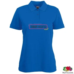 Теніска-поло Fruit of the Loom Lady-Fit Polo 65/35 з Вашим лого
