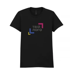 Футболка чоловіча Gildan Softstyle Midweight 185 з логотипом