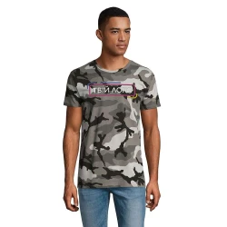 Футболка чоловіча SOL'S Camo men з Вашим лого