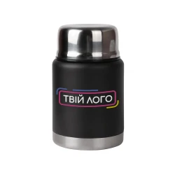 Термос для їжі Klein сталевий з лого 500 мл