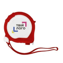 Цветная рулетка в прорезиненом корпусе с вашим логотипом