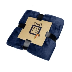 Плед Vale полиэстер с логотипом 130х180 см